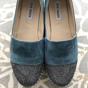 Steve Madden Pulsse Blue Mutli Flat